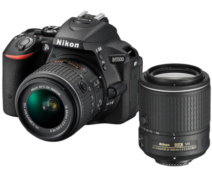 Aparat Nikon D5500 + 18-55VR II + 55-200VR II